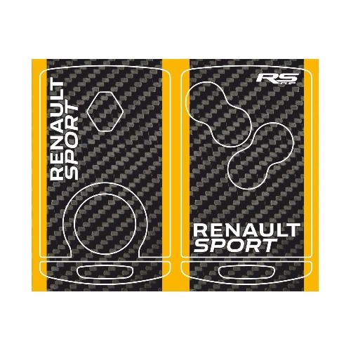 RENAULT SPORT Sticker for 4 buttons Key RS Carbon RENAULT