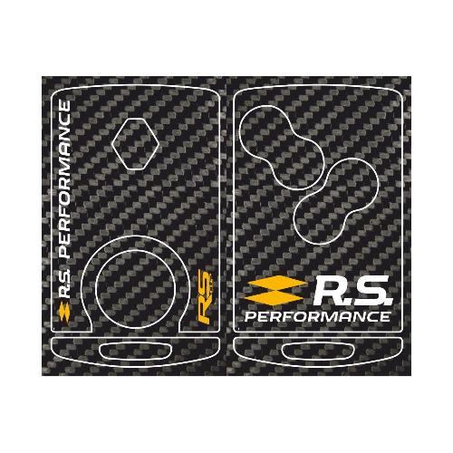 RENAULT SPORT Sticker for 4 buttons Key RS PERFORMANCE CARBONE RENAULT