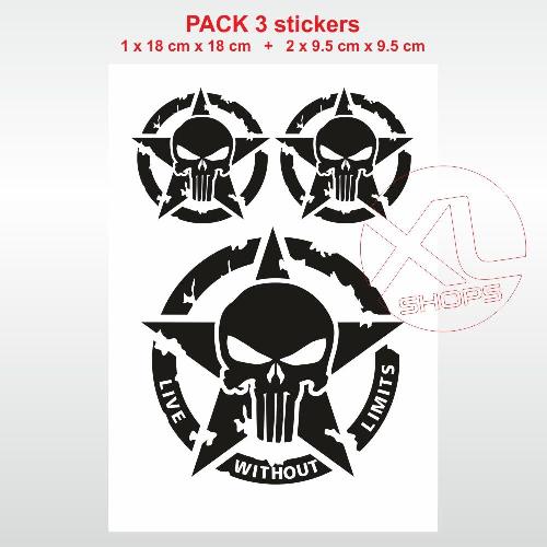 1 pack sticker LIVE WITHOUT LIMITS RS-CUP