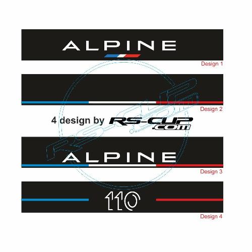 ALPINE A110 Windschutzscheibe aufkleber type 3 ALPINE