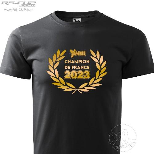 T-shirt personnalisé logo YANKEE CHAMPION 2023 by RS-CUP
