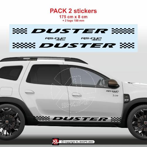 2 SPORT side skirt decal for Dacia Duster RS-CUP